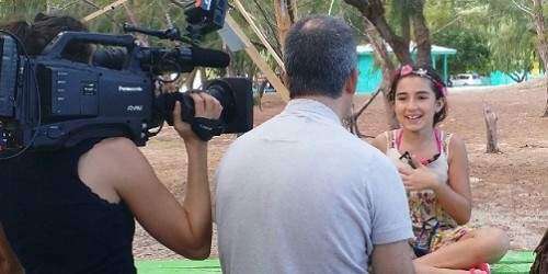 Pequeña embajadora de Borinquen en la televisión alemana (video y galería)