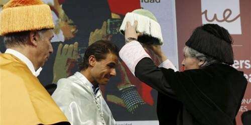 Rafael Nadal recibe título Honoris Causa