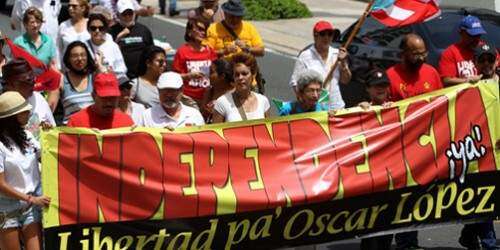 Unidos varios sectores independentistas por la libertad de Oscar y de PR (g