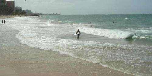 Aguaceros en el sur de la Isla