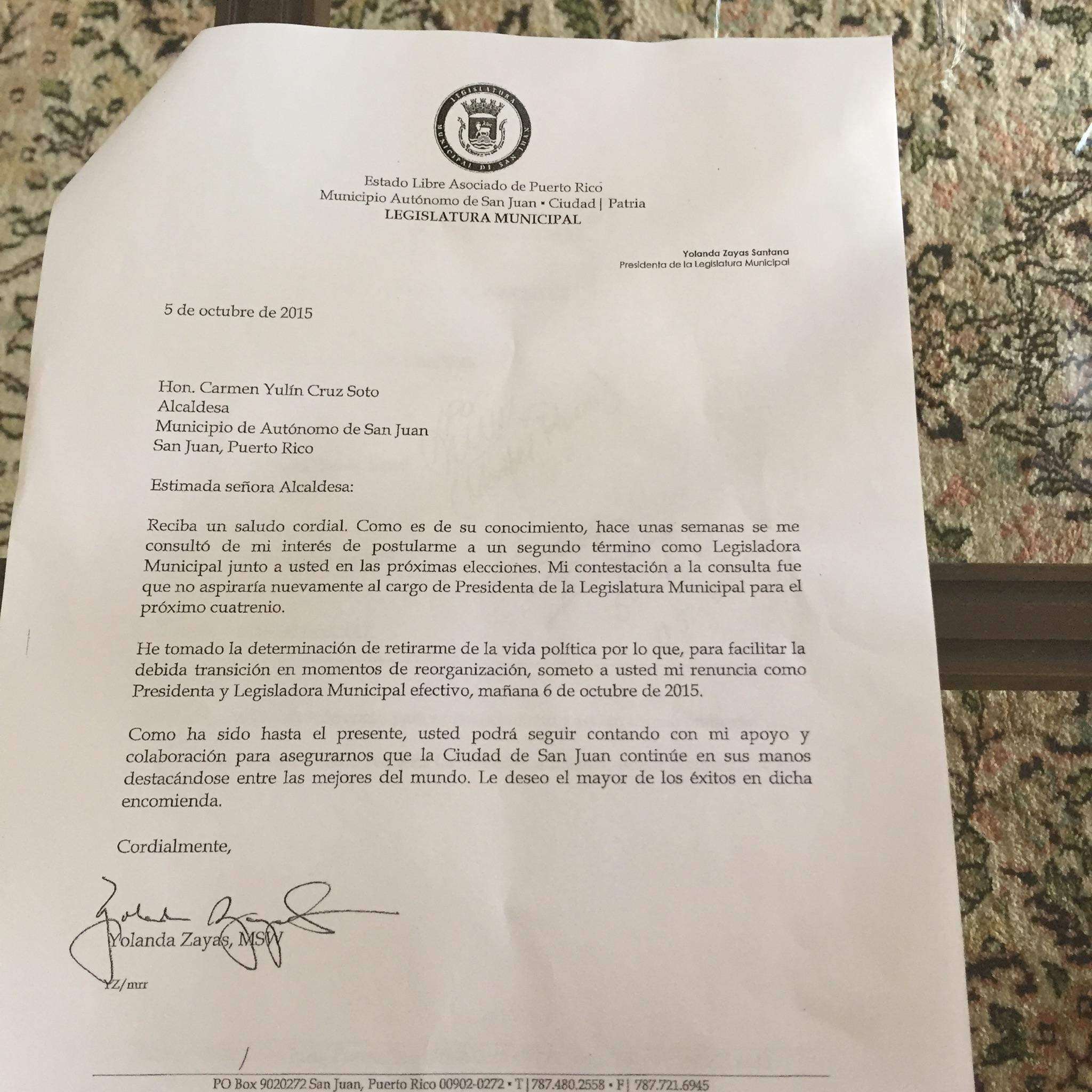 Expresidenta legislativa no se fue por diferencias con Carmen Yulín