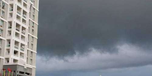 Lluvias breves para el este