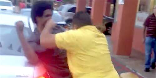 Viral pelea en supermercado de San Juan (vídeo)
