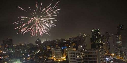 La Concha iluminó el cielo del Condado en Año Nuevo (galería)