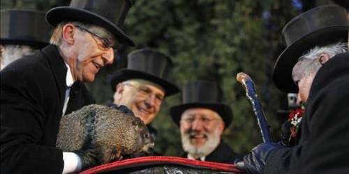 Marmota predice pronta primavera