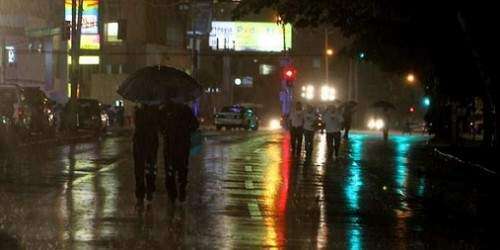 Frente estacionario trae más lluvia
