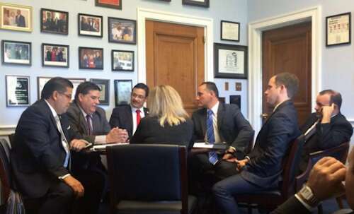 Quiénes acompañan a AGP en el frente común en Washington D.C. (galería)