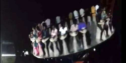 Un muerto y siete heridos por accidente en feria (vídeo)