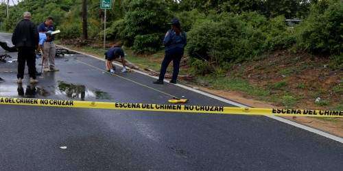 Accidente fatal con motora en Corozal