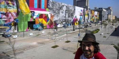 Olimpiadas dejan récord Guinness del mural grafitero más grande del mundo