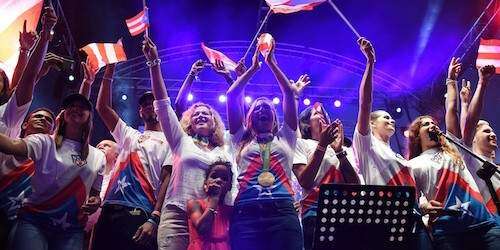 Puerto Rico se desborda en jolgorio olímpico (galería)