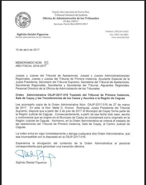 Centro Judicial de Caguas absorberá al Tribunal de San Lorenzo