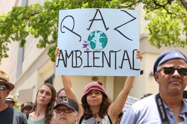 Nada Santo Sobre Monsanto marchó en combo agrandado (galería)