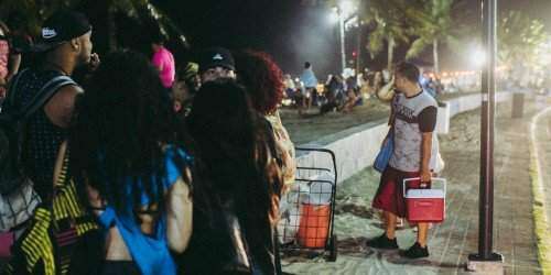 Poca gente llegó a las playas en la Noche de San Juan