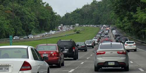 Estas son las vías con congestión vehicular
