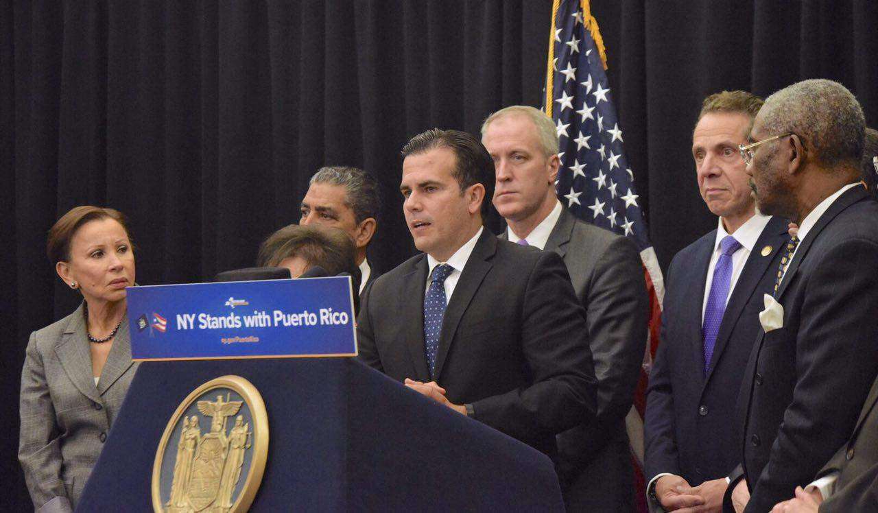 Nueva York ofrece apoyo total a Puerto Rico
