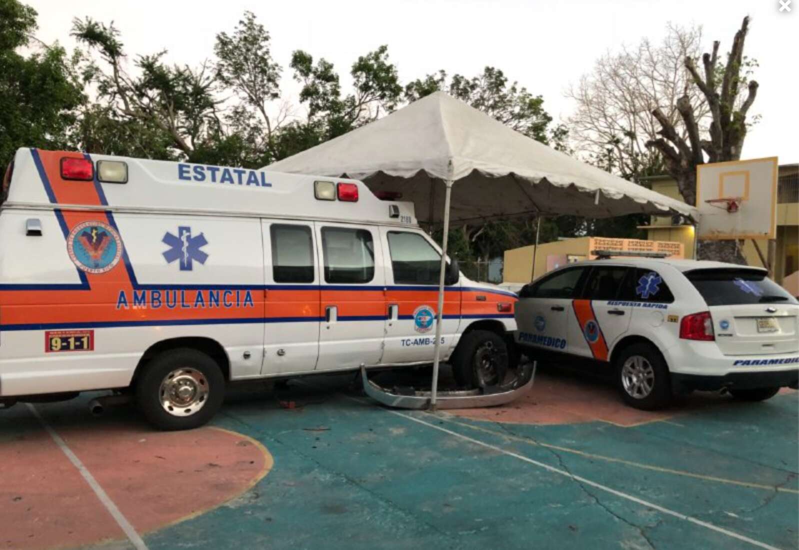 El mal estado de las ambulancias del DSP