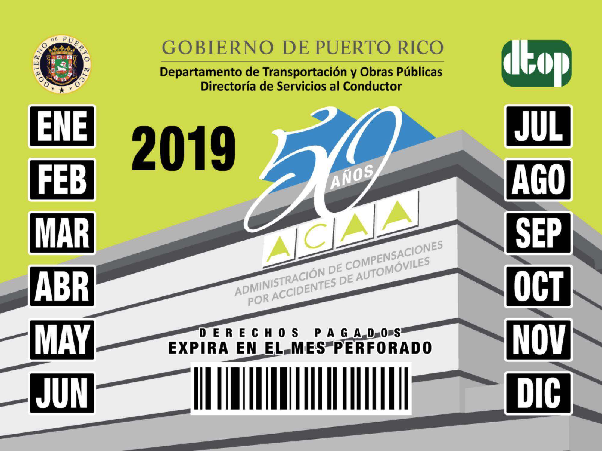 Así será el nuevo marbete de DTOP - NotiCel - La verdad como es ...