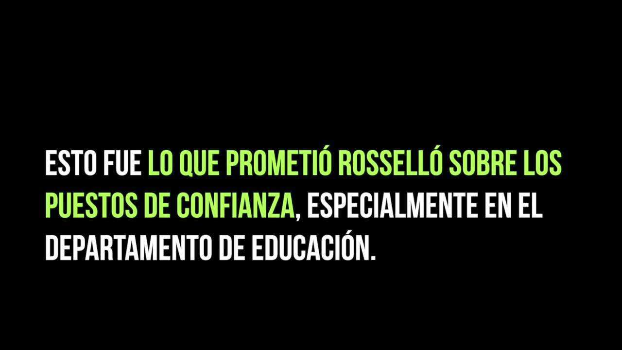 Rosselló prometió transparencia en nombramientos de confianza