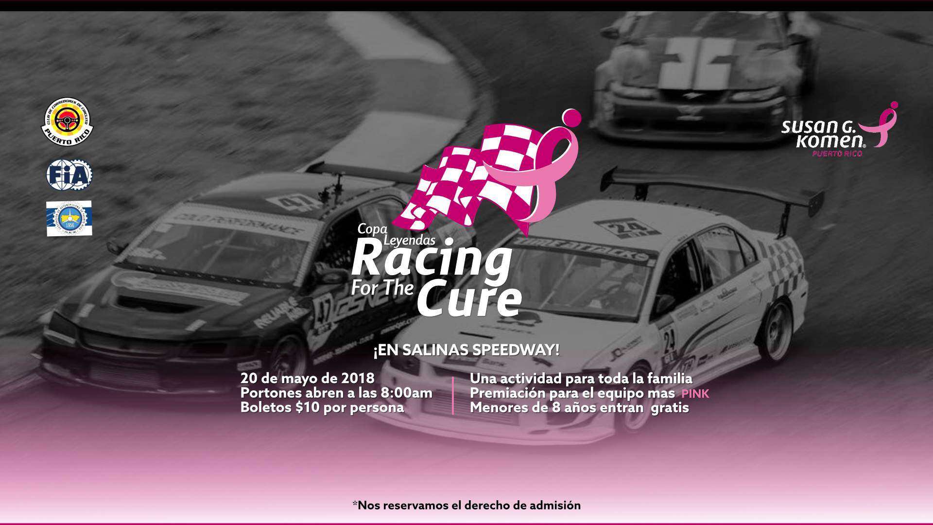 Regresa ‘Racing for the Cure’ a la pista de Salinas