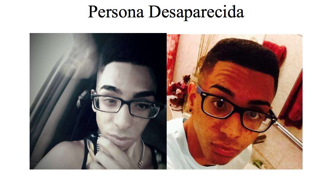 Buscan joven de 20 años desaparecido