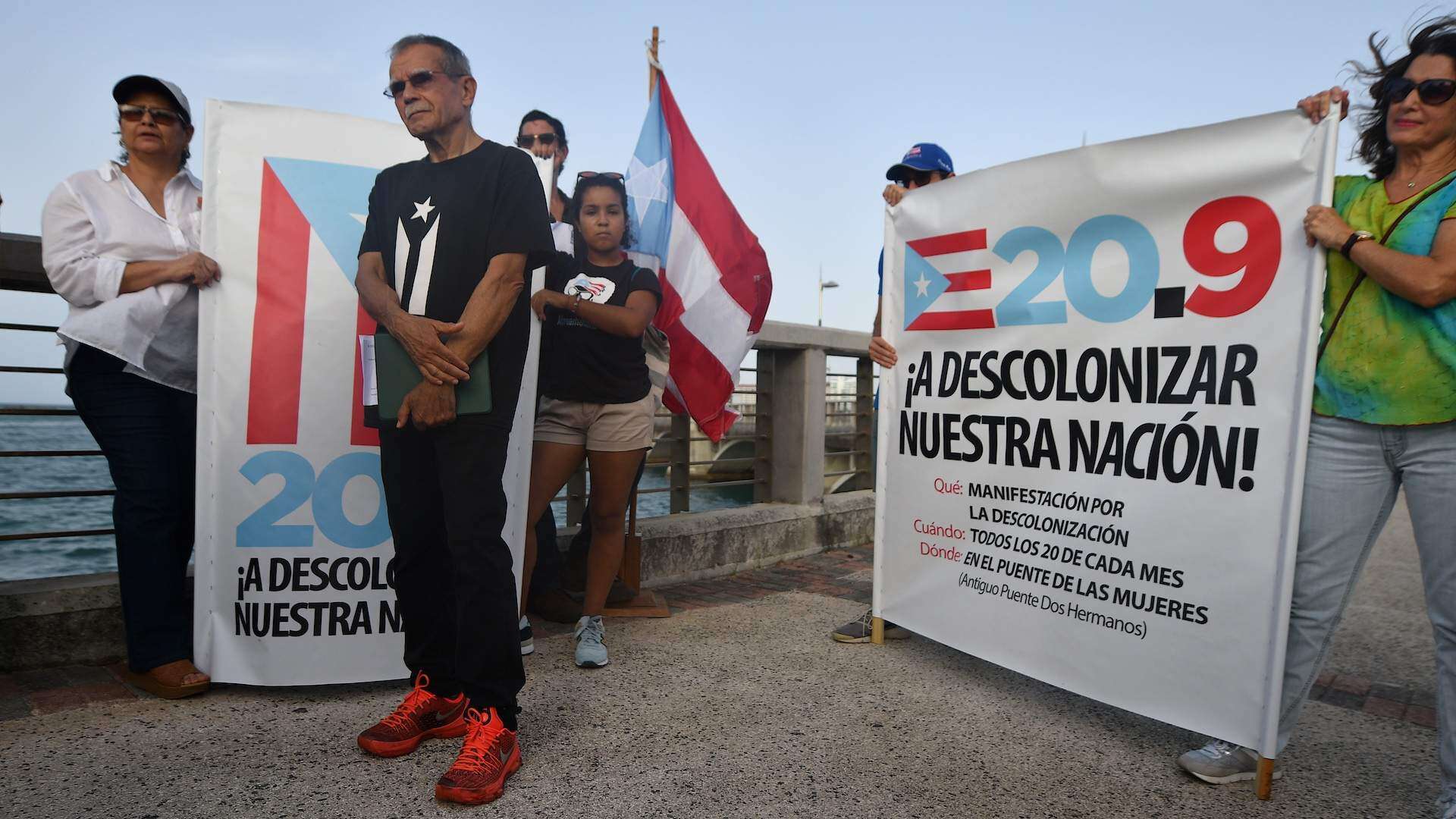Inician las manifestaciones mensuales por la descolonización