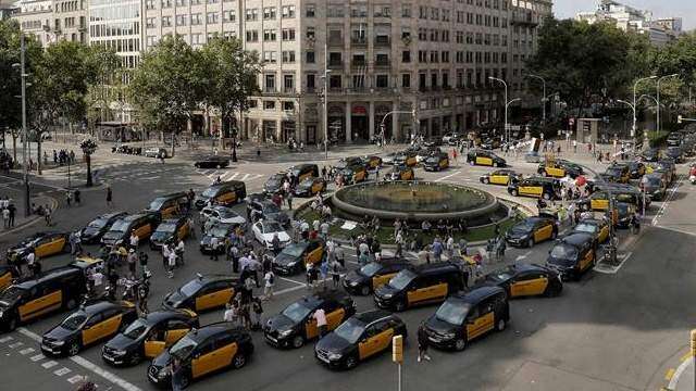 Huelga de taxistas llega hasta Madrid
