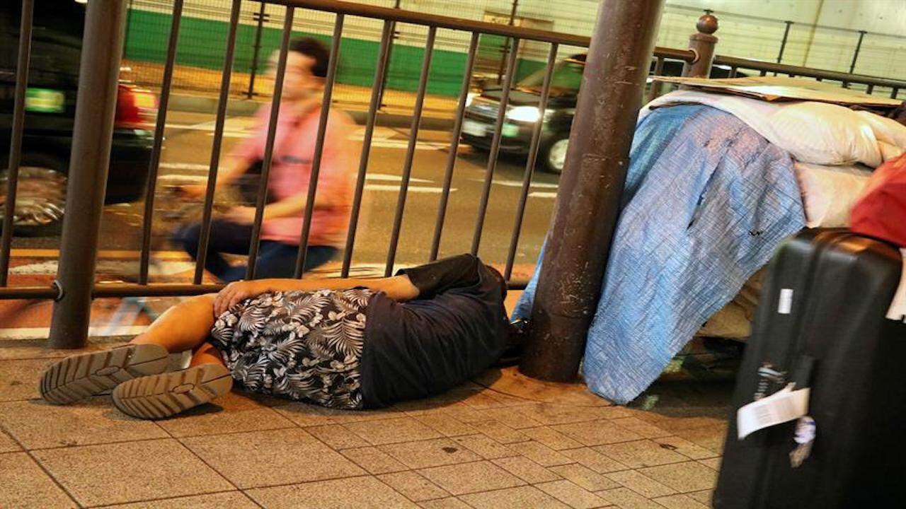 Los sin techo de Japón, ocultos y ocultados