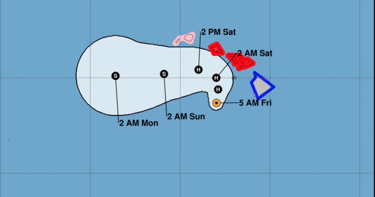 Comienzan las inundaciones y deslizamientos en Hawaii