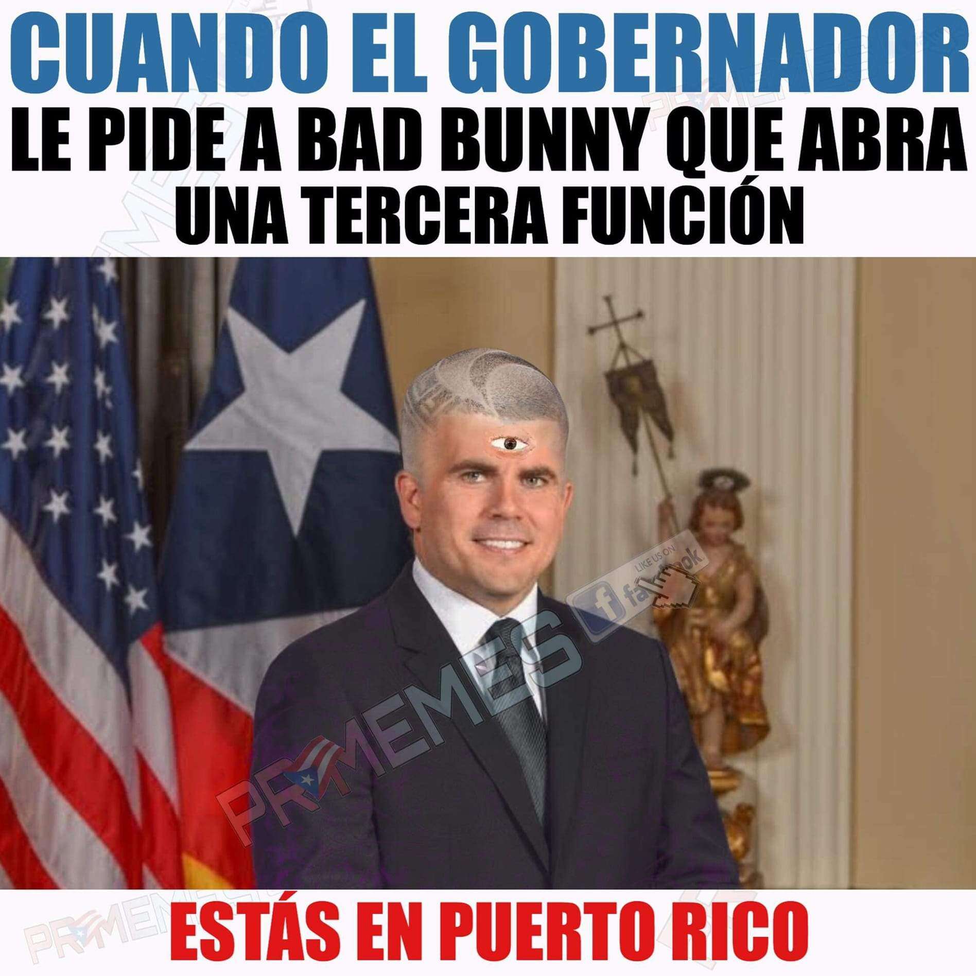 Los memes sobre la petición de Rosselló a Bad Bunny