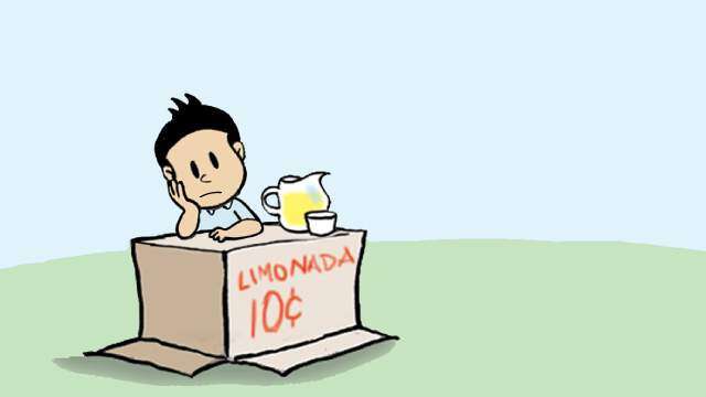 Pepito quiere vender limonada