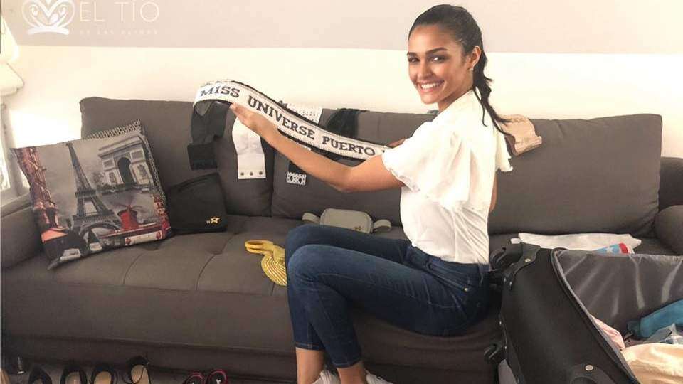 Lista para partir al Miss Universo