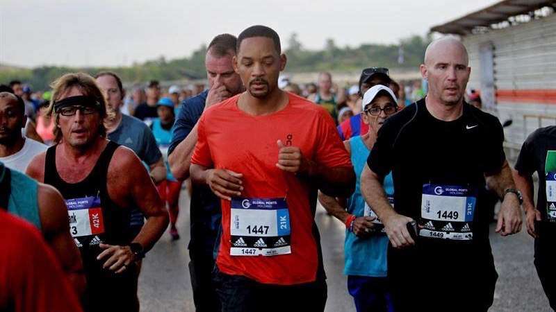 Will Smith participa en maratón cubano
