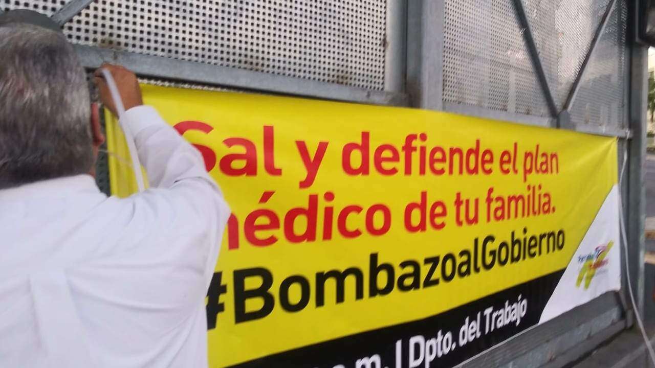 Sindicatos se apoderan de calles y puentes en San Juan