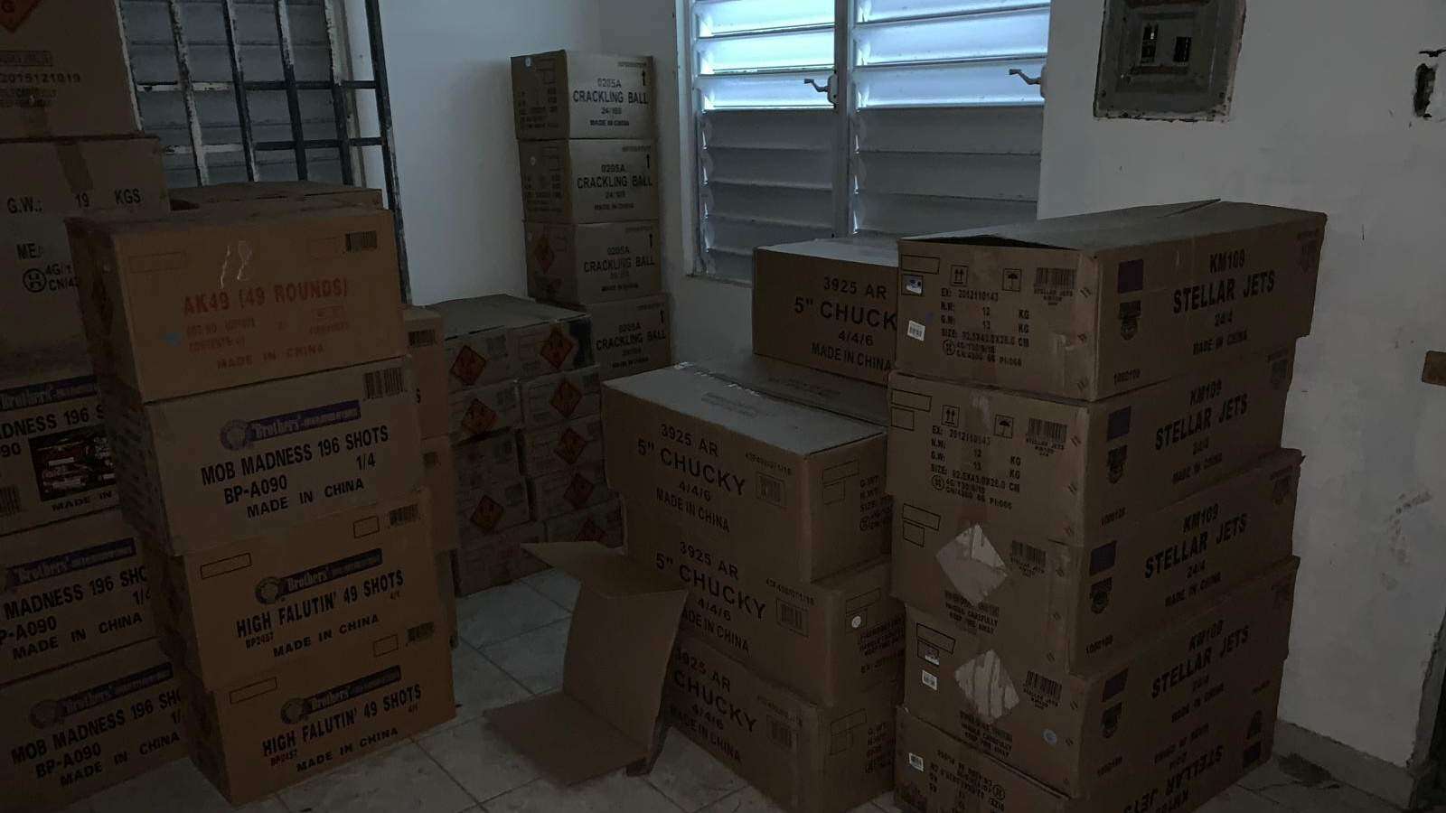 Ocupan cargamento de pirotecnia valorado en más de $20 mil