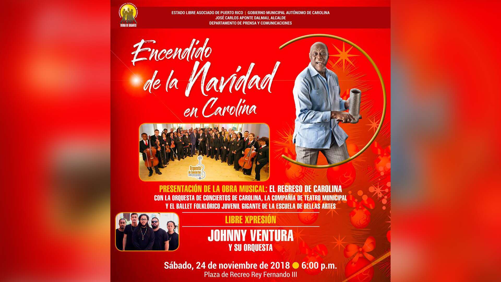 Se enciende la Navidad en Carolina