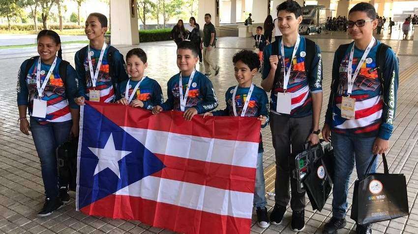 Estudiantes boricuas se destacan en olimpiada de robótica