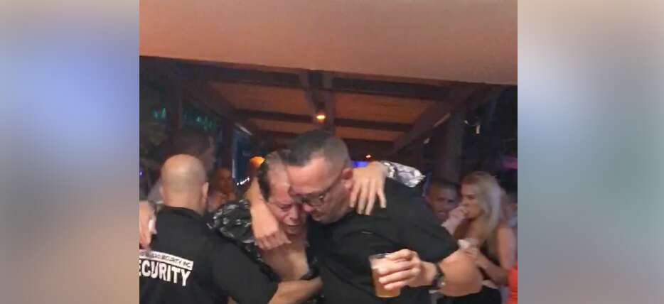 La Policía examinará un video que muestra el altercado con Georgie Navarro