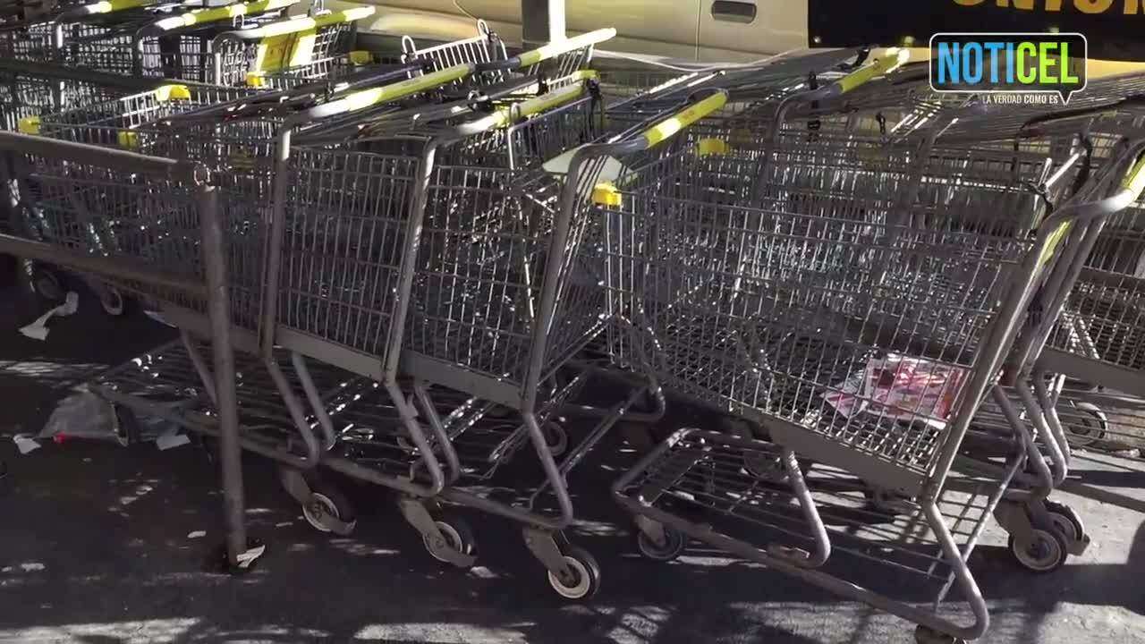 Ciudadanos opinan sobre limpieza de carritos de compra