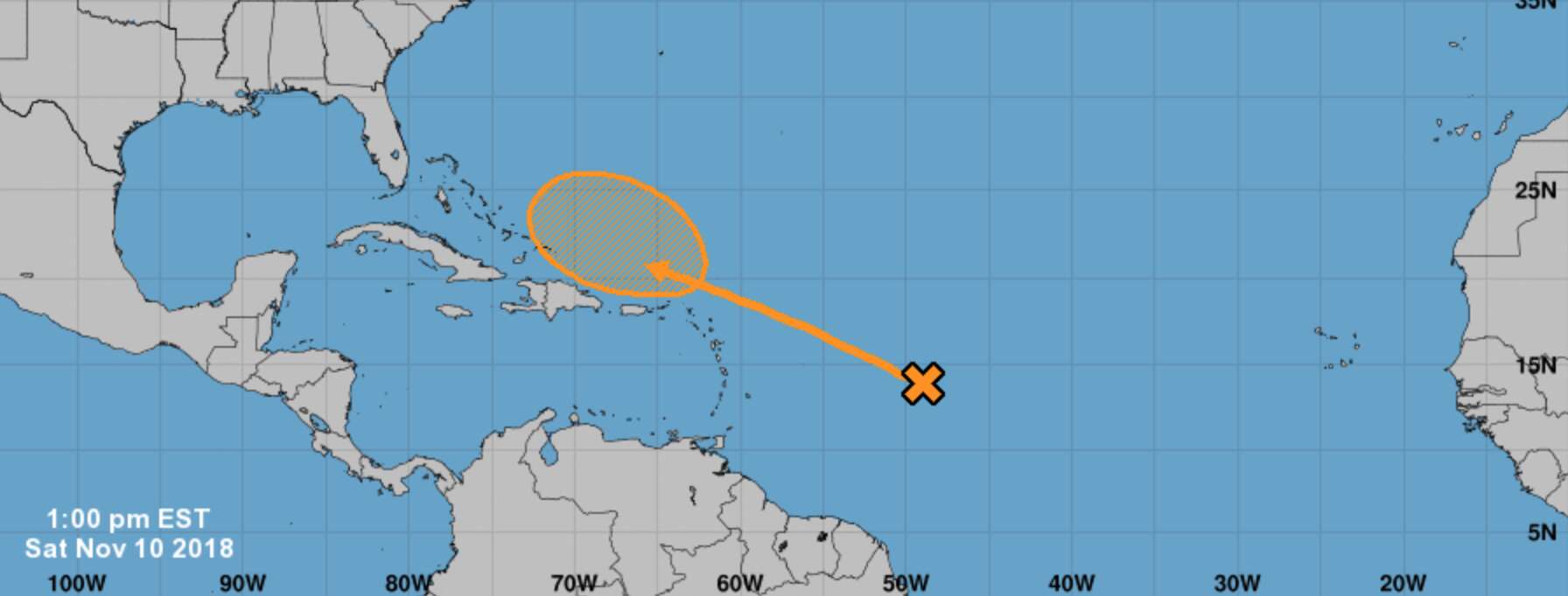 Nuevo sistema podría formarse en el Caribe antes del fin de la temporada