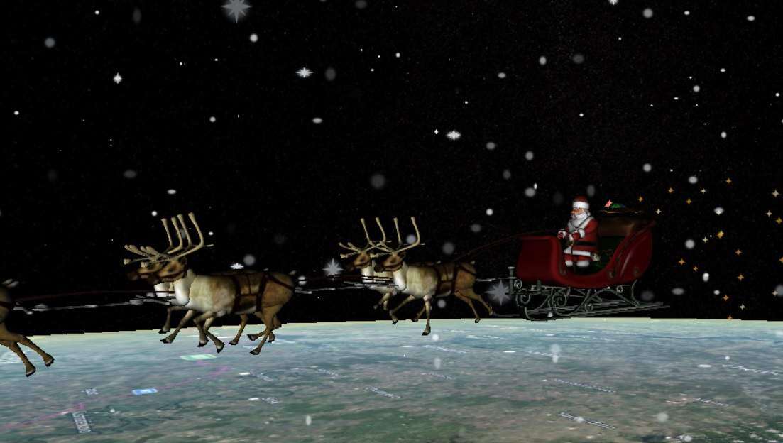 ¿Por dónde va Santa?