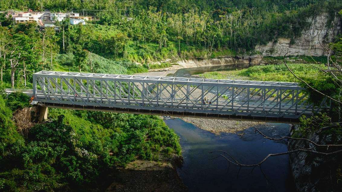 Reabren puente histórico en Ciales