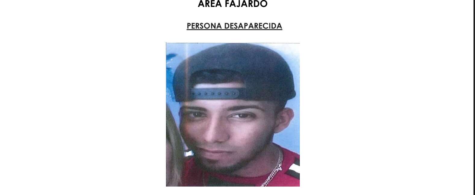 Buscan un joven de 18 años desaparecido