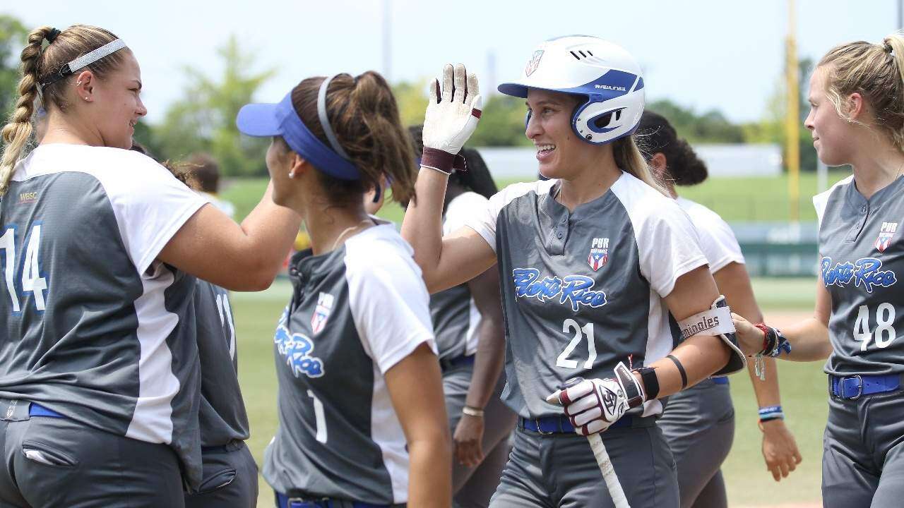 Histórico escalafón mundial para PR en softbol femenino