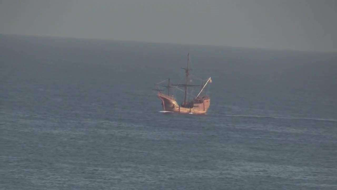 Santa María llega esta vez a la bahía de San Juan