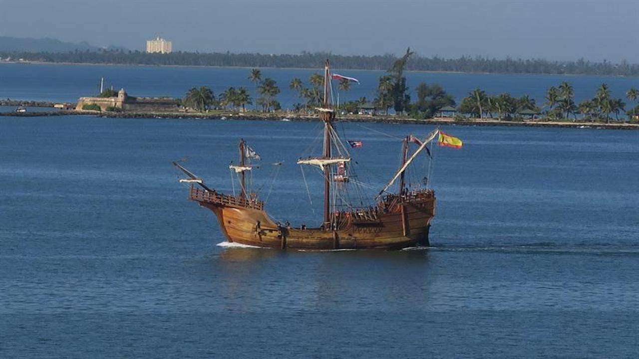 Réplica de la Santa María llega a Puerto Rico