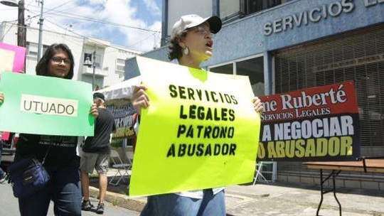 Abogados de Servicios Legales anuncian paro