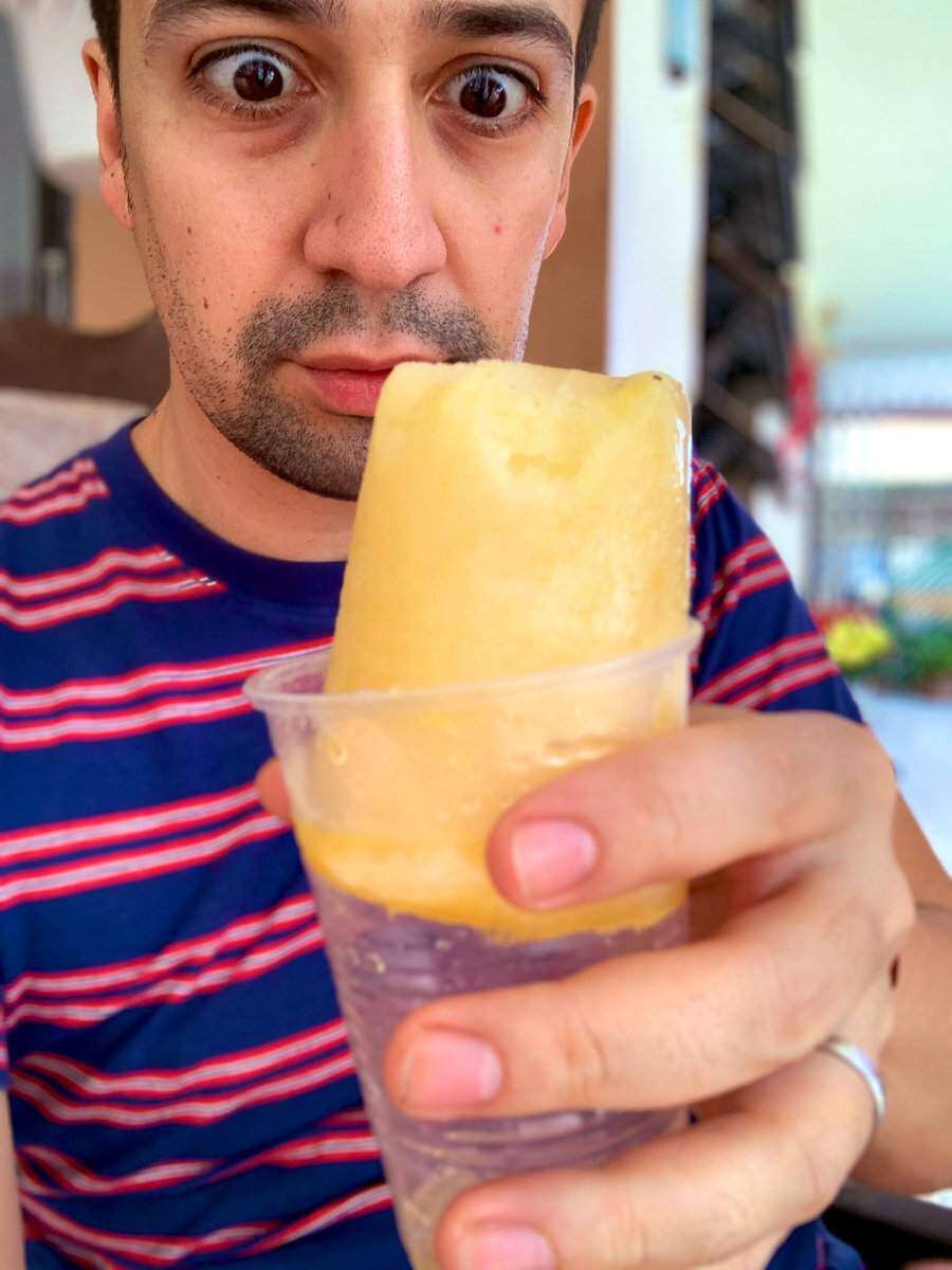 Lin Manuel se goza la cocina boricua