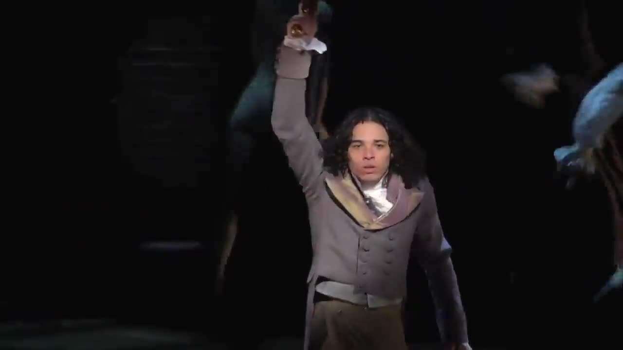 ¿Qué personajes componen la obra Hamilton?