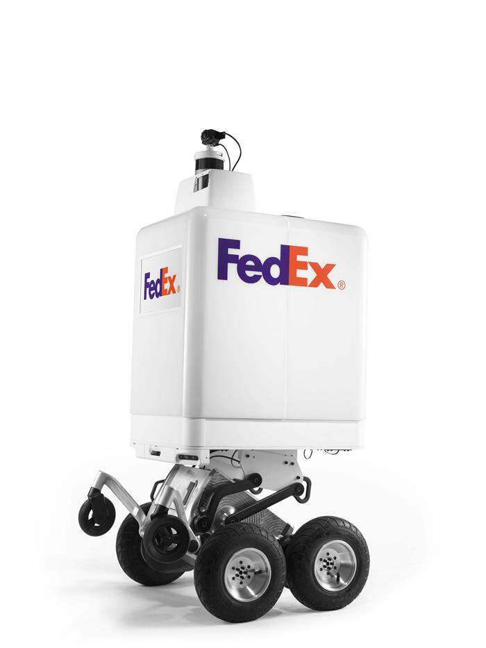 FedEx presenta un robot para la entrega productos a domicilio